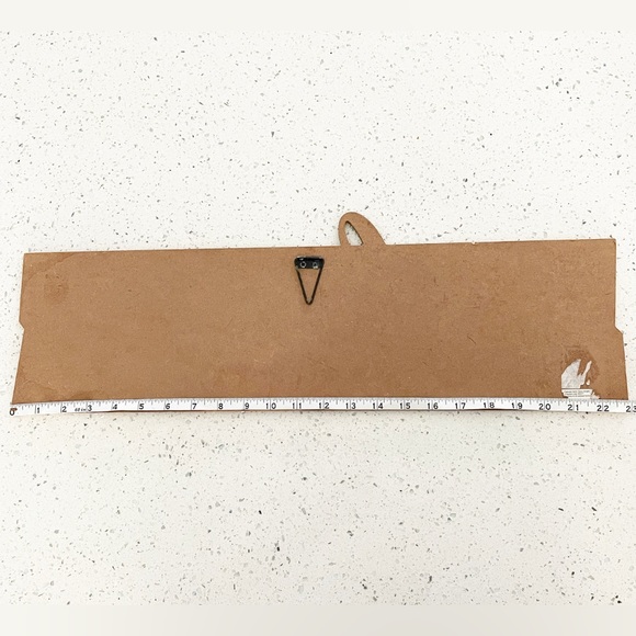 Rustic Farmhouse Welcome to Our Home Wall Sign Purple Wood & Metal Decor 23” - Picture 3 of 4